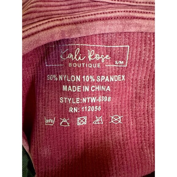 Cali Rose Boutique Ribbed Tank Top Bundle S/M Racerback Henley Set of 4 - Picture 10 of 10